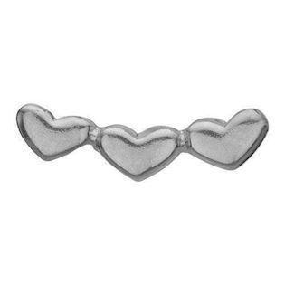 Christina Collect 925 sterling silver Love Small silver heart bow, model 603-S32